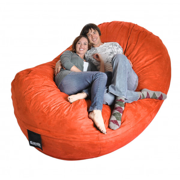 Ebern Designs Microfiber Bean Bag Sofa & Reviews Wayfair
